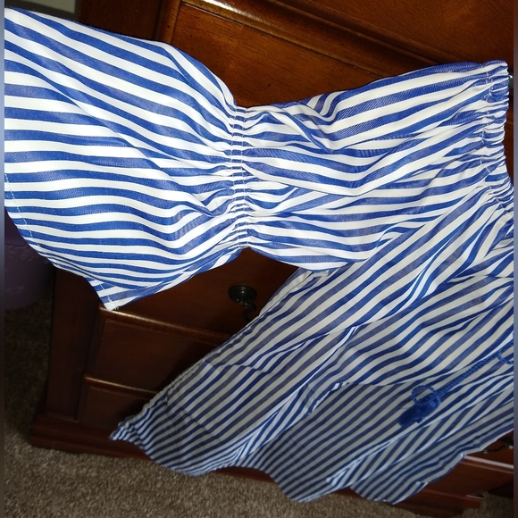 Ladies Striped Tunic Top/Dress - Picture 3 of 5